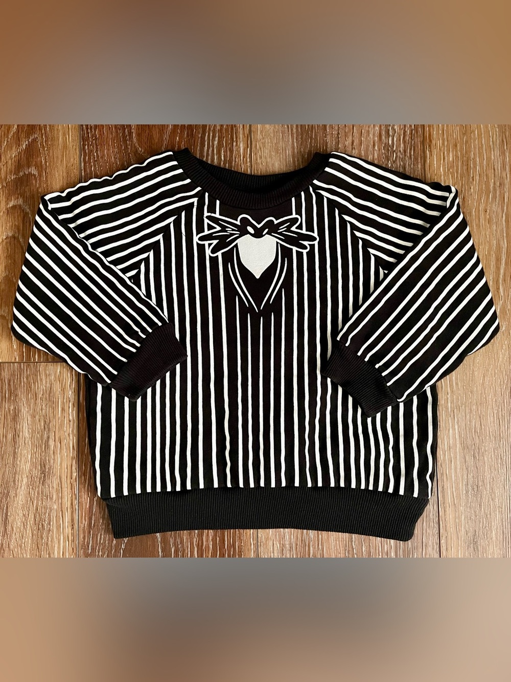 Disney’s Jack Skellington Pull Over Crewneck Sweatshirt Size 3T